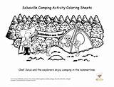 Coloring Camping Printable Sheet Printables Sheets Chef Solus Box Right Kids sketch template