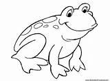 Coloring Frog Preschool Pages Jumping Color Easy Preschoolers Clipart Frogs Printable Colouring Drawing Cartoon Patterns Leaping Cycle Life Kids Cliparts sketch template