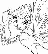 Winx Sirenix Charmix Colorea Bloom Fairies sketch template