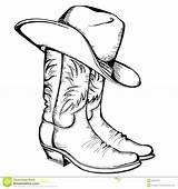 Cowboy Boots Hat Coloring Cowgirl Drawing Cowboys Pages Clipart Clip Dallas Western Boot Logo Cow Wedding Tattoo Drawings Shoe Printable sketch template