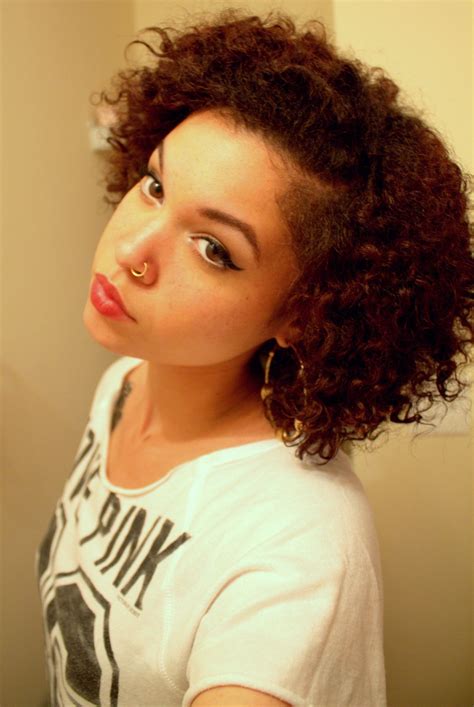 mixed race short natural curly hair fashionblog