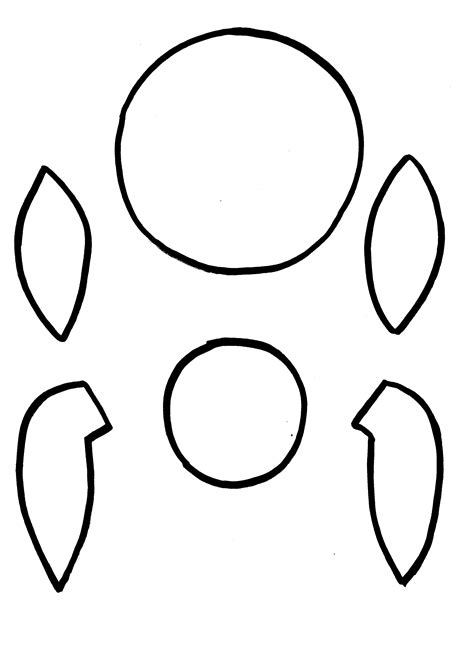 turtle template clipart
