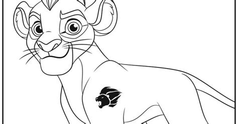 disney lion guard kion coloring page books  movies pinterest