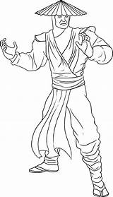 Mortal Kombat Coloring Pages Raiden Bestcoloringpagesforkids Via sketch template