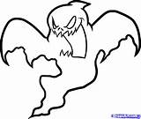 Ghost Halloween Draw Coloring Pages Pumpkin Drawings Ghosts Dragoart Easy sketch template
