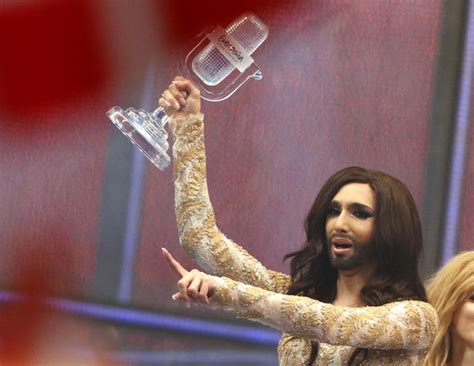 Eurovision Song Contest Austrias Bearded Lady Wins Eurovision