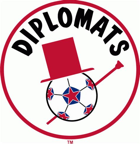 washington diplomats logo primary logo north american soccer league nasl chris creamers