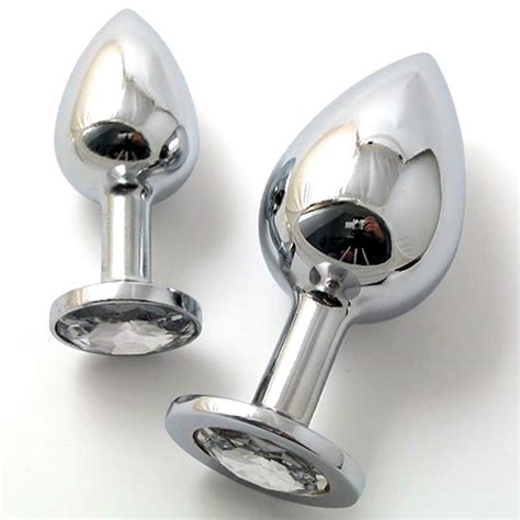 Large Size Stainless Steel Attractive Butt Plug Jewelry Rosebud