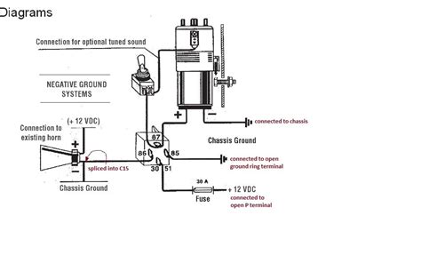 dixie air horn wiring diagram diys hub