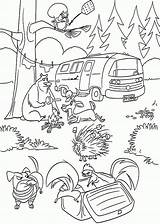 Coloring Forest Pages Printable Kids Animals Open Season Camping Sheets Animal Cartoon Comments Cat Book Worksheets Board Choose sketch template