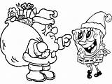 Esponja Navidad Noel Papai Spongebob Tudodesenhos Animados Dibujosparacolorear sketch template