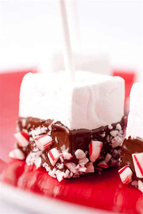 homemade peppermint marshmallows  perfect hot cocoa stirrers
