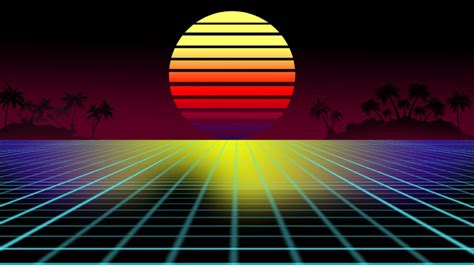 retro 80 s tropical background by mohawkade on newgrounds