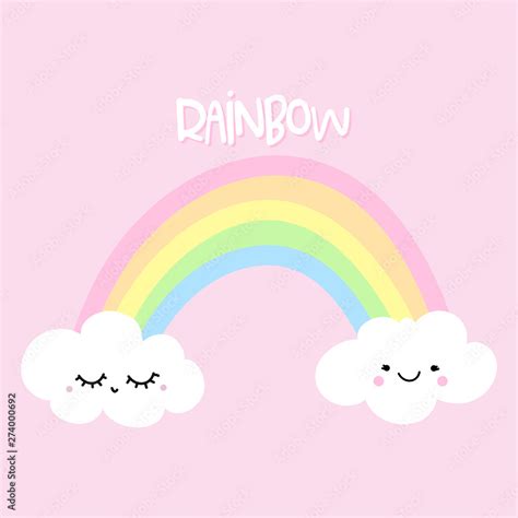 rainbow   cute clouds cute rainbow decoration  rainbow