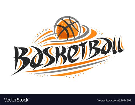 logo  basketball royalty  vector image vectorstock