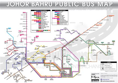 bus map johor map