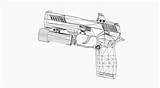 P320 Sauer Turbosquid sketch template