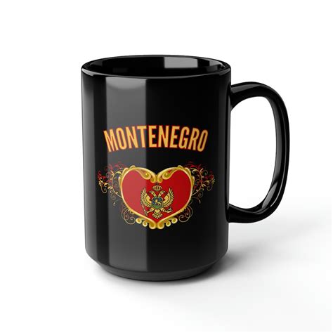 montenegro crna gora flag black coffee cup mug oz gift boyfriend