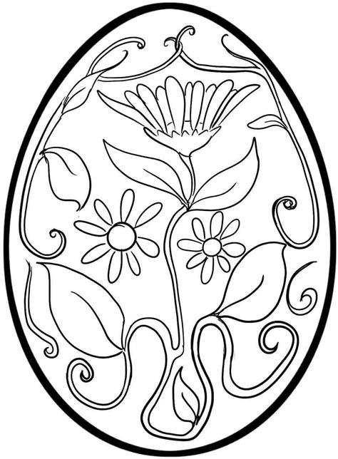 easter egg coloring page preschool subeloa