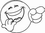 Emoticon Laughing Wecoloringpage sketch template