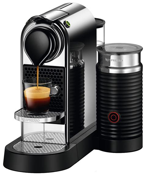 nespresso citiz milk chrome espresso machine cuschne