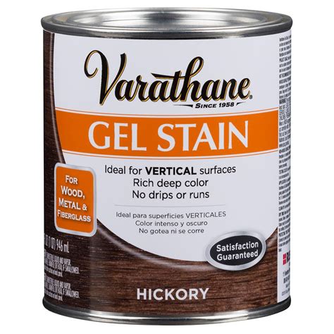 varathane  qt hickory wood interior gel stain   home depot