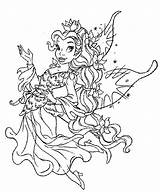 Fairy Coloring Color Pages Para Hadas Pintar Print Fairies Dibujos Gif Cute Posh Hada Sheets Colouring Disney Digi Stamps Choose sketch template