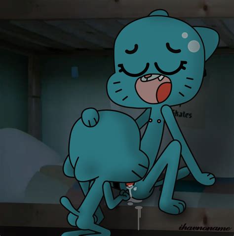 Rule 34 Anus Ass Bed Breasts Faceless Male Feline Female Gumball