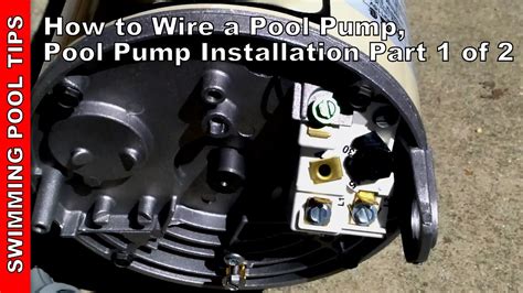 pool pump motor wiring diagram