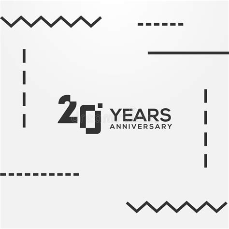 years anniversary celebration number vector template design