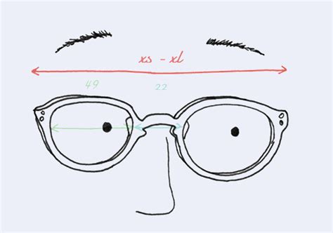 glasses size guide seen opticians
