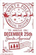 northpolespecialdelivery christmas labels christmas bags