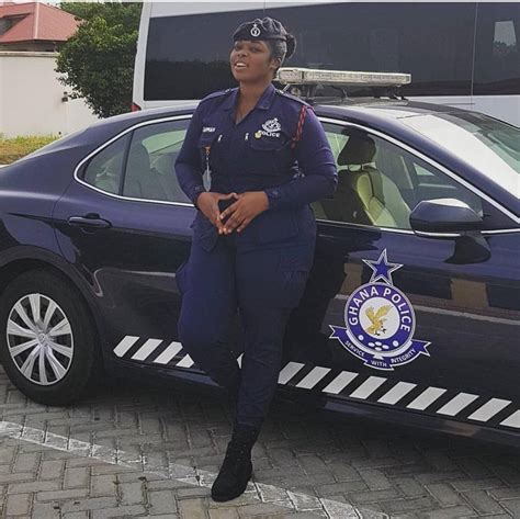 meet ghana s most beautiful female police officer with