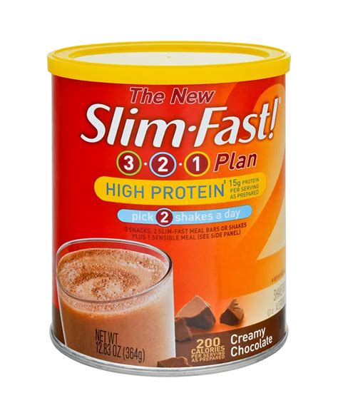 Slim Fast High Protein Creamy Chocolate Shake Mix Shop Diet And Fitness