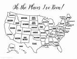 Map Coloring Usa Travel States Printable United Pages Maps Journal Bullet Pdf State Kids Printables Lovelyplanner Right Planner Lovely Notebook sketch template