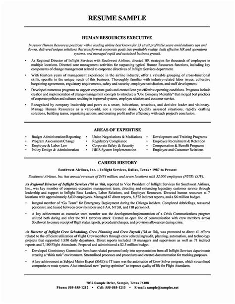 human resources director resume  sample human resources manager