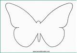 Farfalle Sagome Ritagliare Farfalla Lacocinadenova sketch template