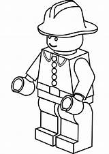 Lego City Pages Coloring Firefighter Undercover sketch template