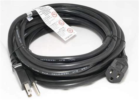 ft power extension cord pccablescom