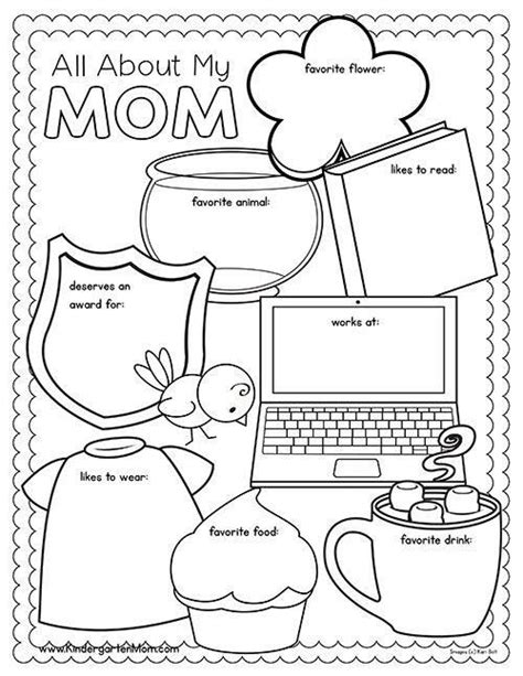 mom mothers day worksheet ittt mothers day