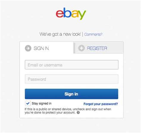 ebay account sign  pagesebaycom