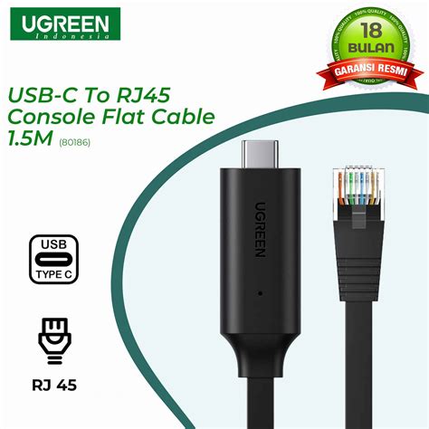 ugreen usb   rj console flat cable  ugreen indonesia