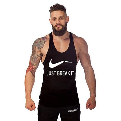 2019 Men S Professional Bodybuilding Tight Vest Man Gym