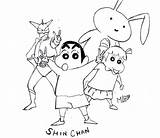 Chan Shin Coloring Pages Sketch Shinchan Drawing Cartoons Deviantart Deviant Sheets sketch template