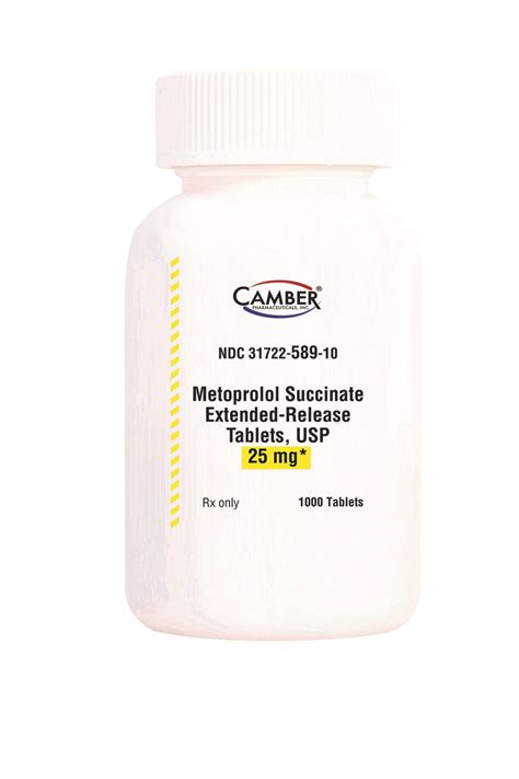 metoprolol camber pharmaceuticals