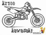 Coloring Pages Dirt Bike Motocross Kids Bikes Sheets Bmx Printables Printable Kawasaki Motorbike Print Book Motorcross Rider Yamaha Color Yescoloring sketch template