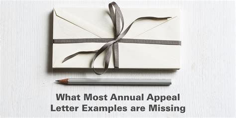 annual appeal letter examples  missing nonprofit expert