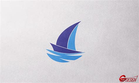 boat logo design behance