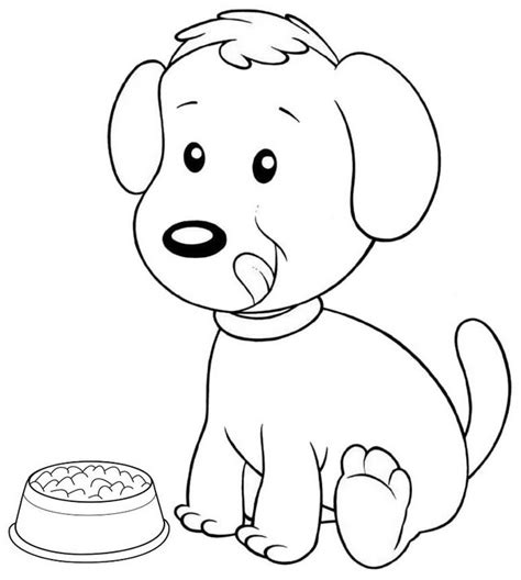 dozens  cute dog coloring pages  kids coloring pages