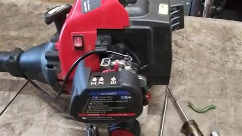 craftsman cc gas trimmer weedwacker carburetor repair youtube